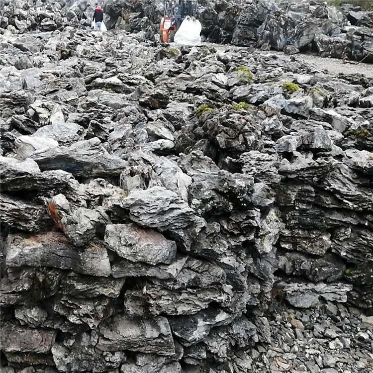 千层石假山千层石驳岸 叠石景观叠石驳岸 英德石厂家供应