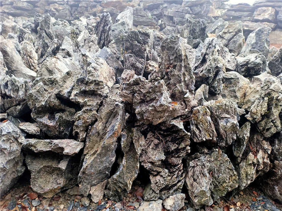 广东英德石英石峰石 批发峰石价格 园林假山制作景观石