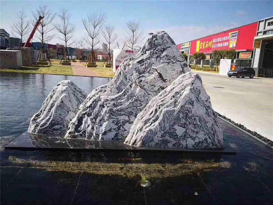 供应雪浪石造景石 雪浪石景观石价格 广东切片雪浪石厂家