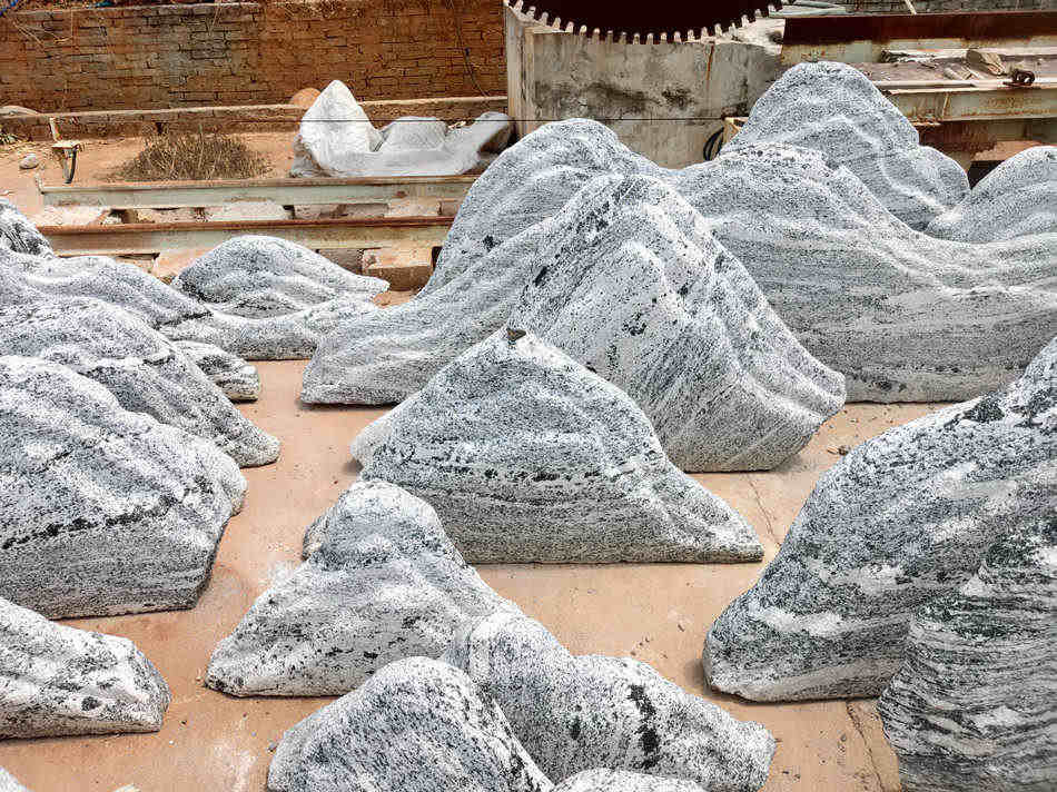 供应雪浪石造景石 雪浪石景观石价格 广东切片雪浪石厂家
