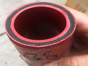 DN48*18米夹布水电缆胶管中频炉穿线用绝缘4KV  夹布胶管  中频炉胶管