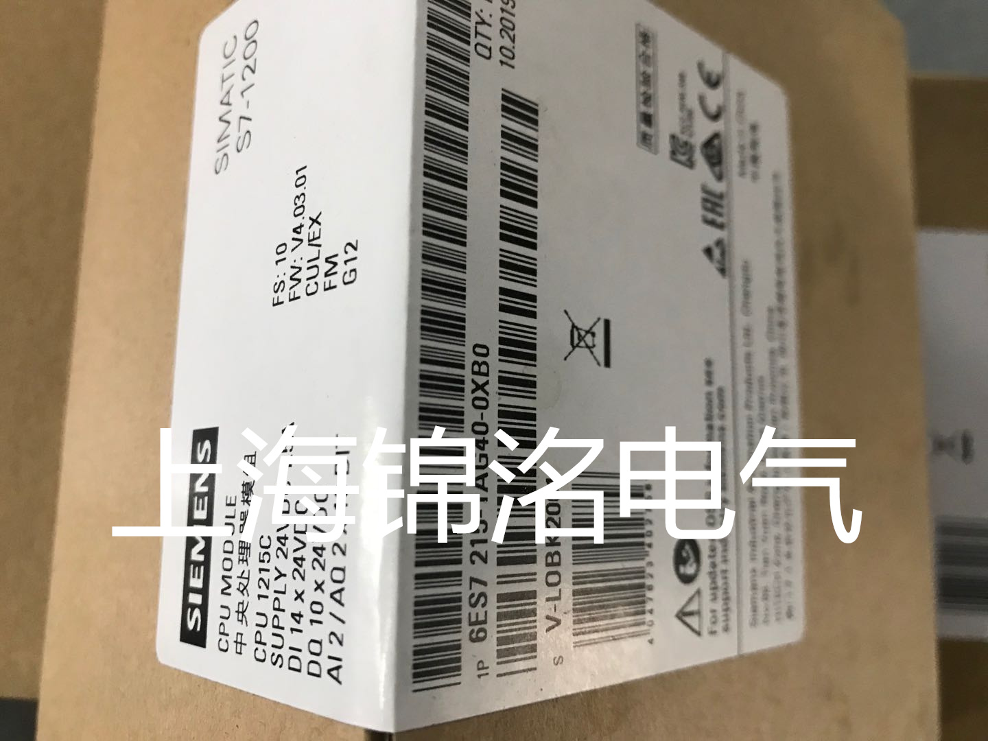 西门子 S7-1200，CPU 1215C&nbsp;&nbsp;6ES7215-1AG40-0XB0&nbsp;&nbsp;紧凑型 CPU