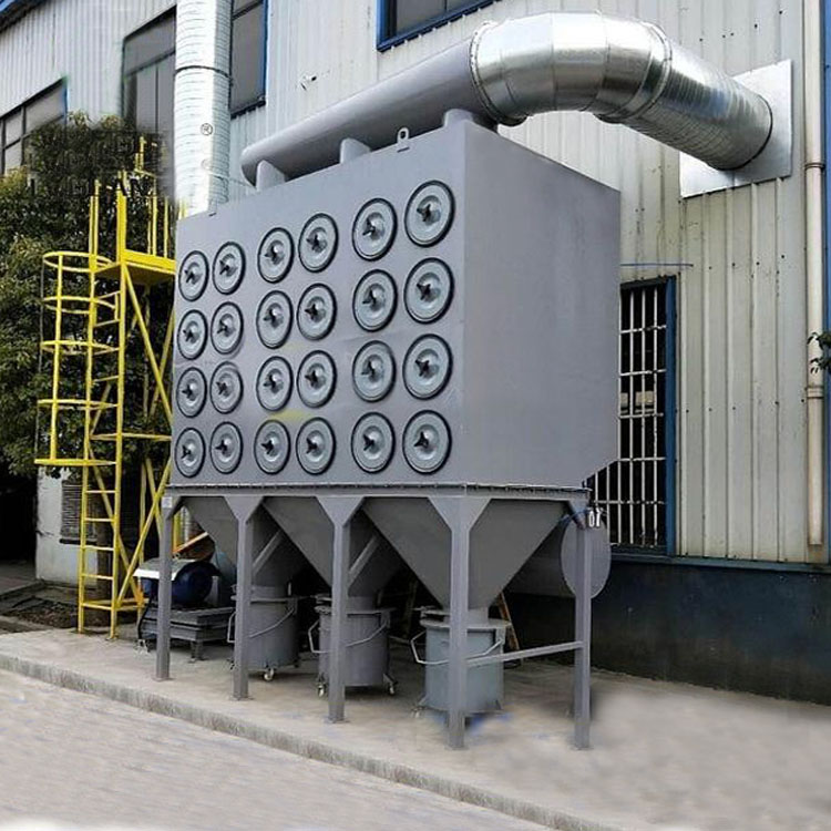 钙粉厂粉尘处理斜插式滤筒除尘器内部结构图  滤筒除尘器结构