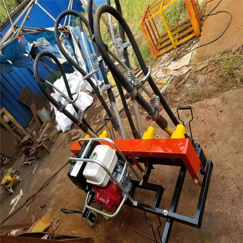 内燃软轴高频捣固机 一拖四 捣实器 D-4.2x2型  冲击镐
