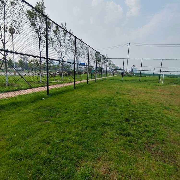 延安菱形孔围网 喷塑运动场围栏 足球场护栏网