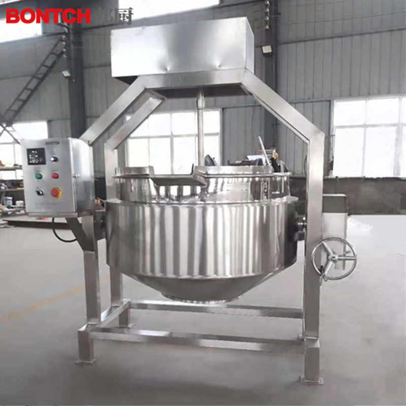 批量生产加工夹层锅 中央厨房熬粥锅煮汤锅 夹层锅定制
