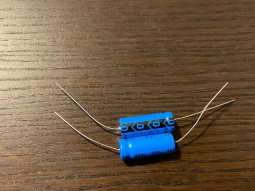 鋁質電解電容85°C時為 2000小時1μF 450V&nbsp;&nbsp;插件铝电解电容&nbsp;&nbsp;轴向电解电容&nbsp;&nbsp;低漏电电解电容