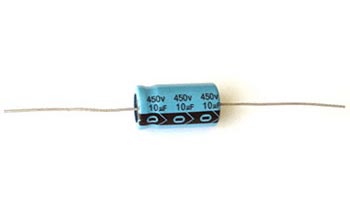 鋁質電解電容85°C時為 2000小時1μF 450V&nbsp;&nbsp;插件铝电解电容&nbsp;&nbsp;轴向电解电容&nbsp;&nbsp;低漏电电解电容