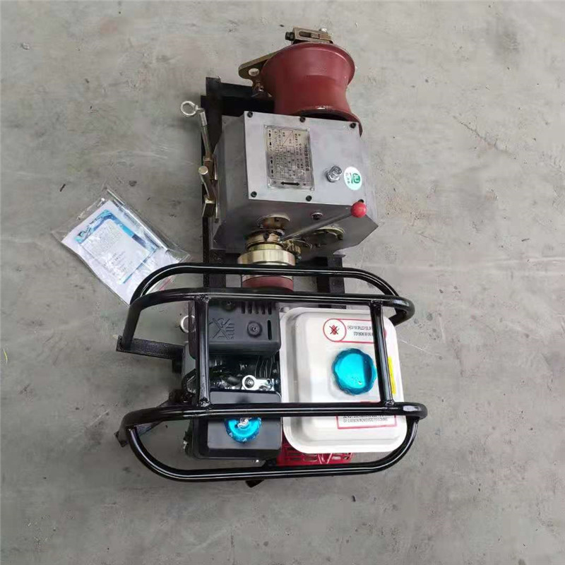 便携式快速电缆机动绞磨 柴油风冷轴绞磨 柴油绞磨
