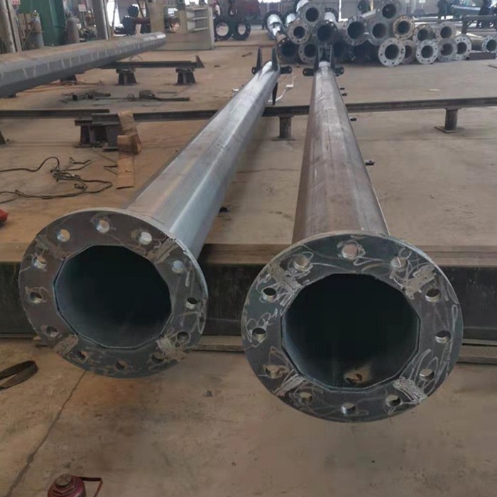 图纸加工单回路钢管杆 21米电力钢杆重量 高压钢管塔