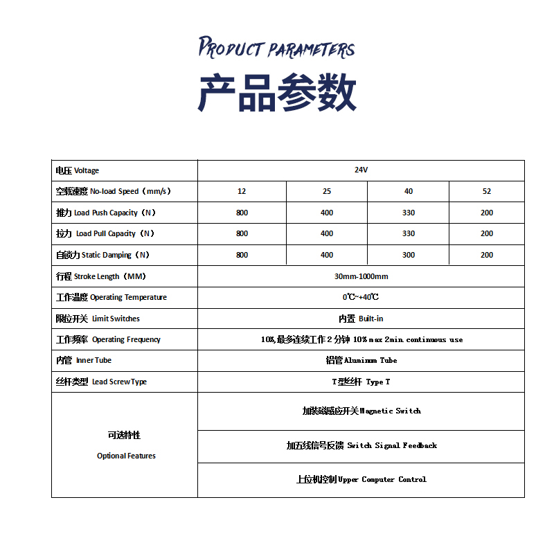 ip800电动推杆  伸缩杆  电动升降柱
