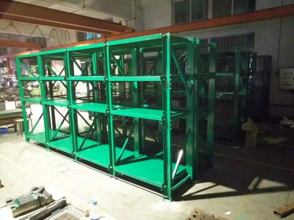深圳模具存放架，标准模具货架，五金模具货架  带天车模具架  模具架价格  模具架图片