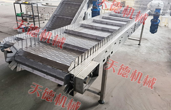 转弯环形板链线传送机 90度转弯机 长期供应