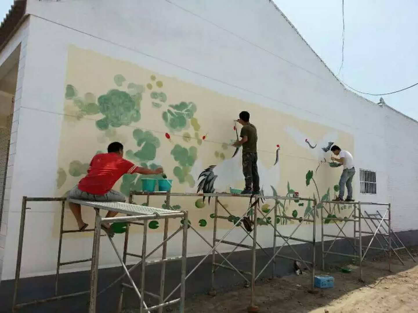 晋城农村墙体绘画,晋城农村墙体彩绘,晋城农村墙体绘画