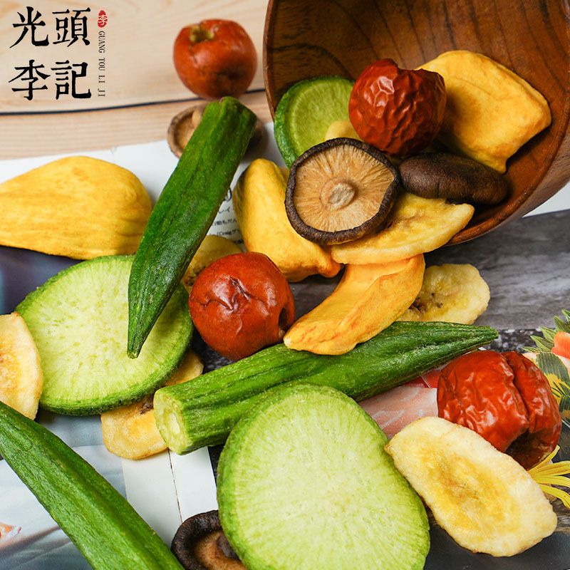 综合果蔬脆厂家大包装原料散货供应生产加工批发&nbsp;&nbsp;休闲零食&nbsp;&nbsp;果蔬干