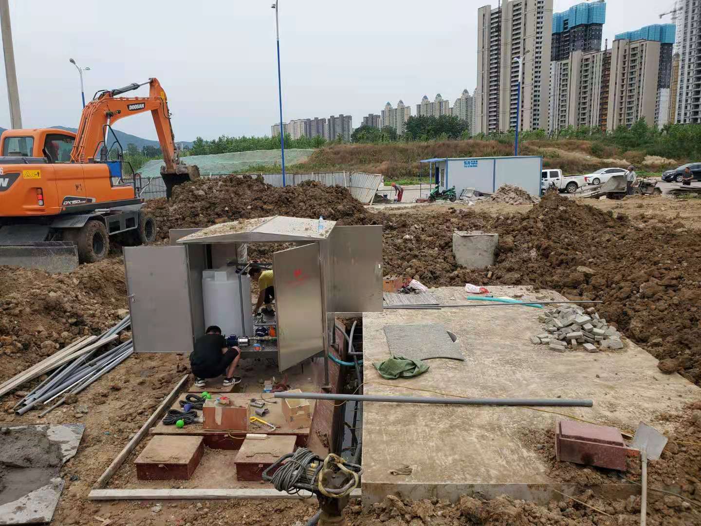 洁夫森玻璃钢污水处理设备是环保科技发展的推动力  布局灵活 无人值守