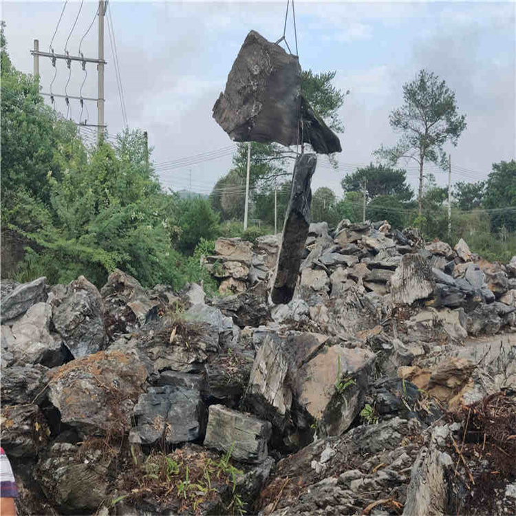 景观大英石点缀石 庭院造景摆放石 大型工程假山石英石
