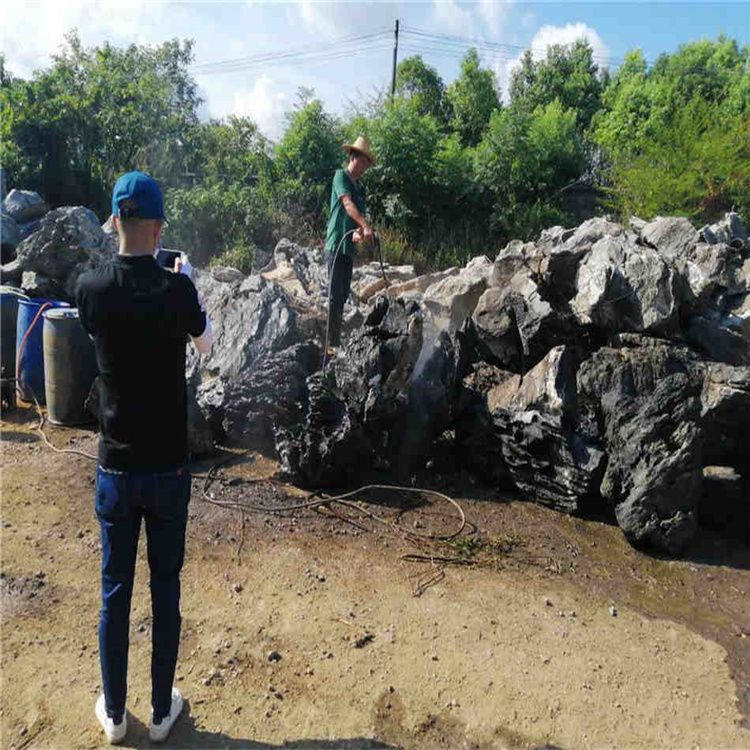 景观大英石点缀石 庭院造景摆放石 大型工程假山石英石