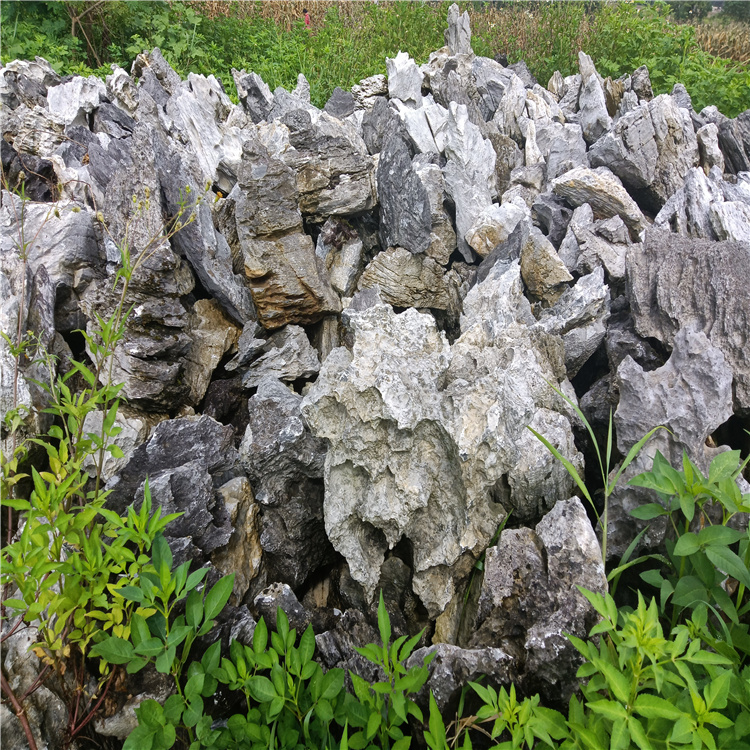 批发峰石假山景观石 山峰石造景假山 流水假山干景假山石