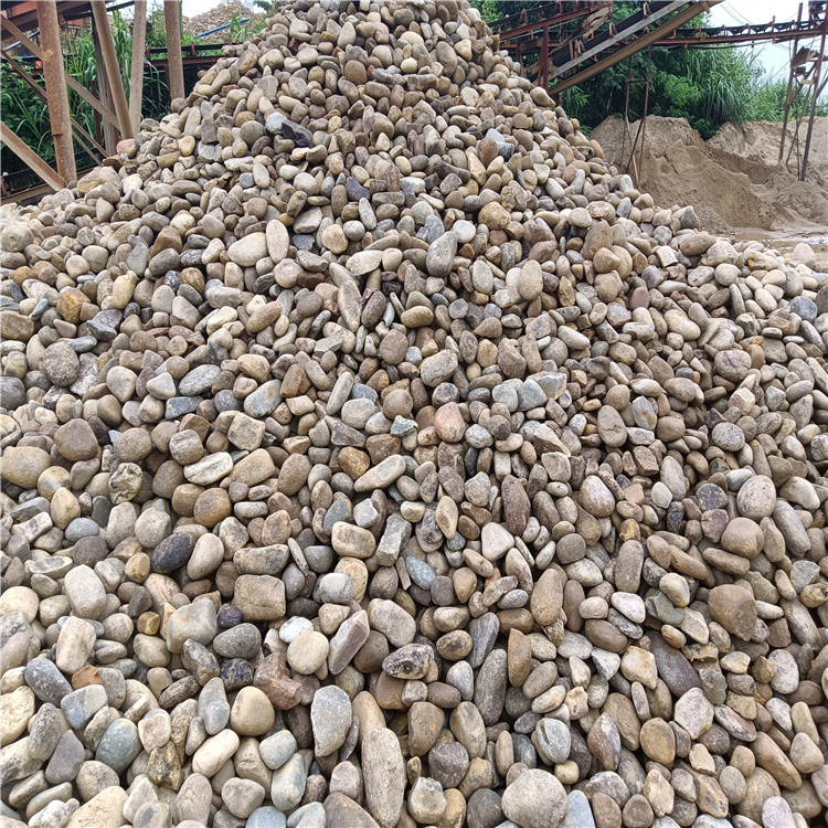 鹅卵石污水处理石 园林路面铺地卵石 景观建筑景墙制作石