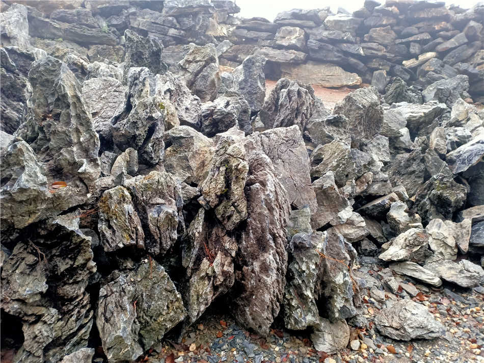 峰石假山造景英石 山峰石条石假山 英石产地厂家峰石