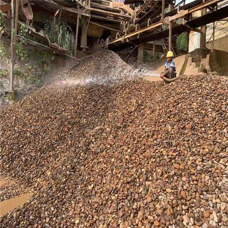 鹅卵石建筑工程 园林滤水石料鹅卵石 景观路面铺设卵石