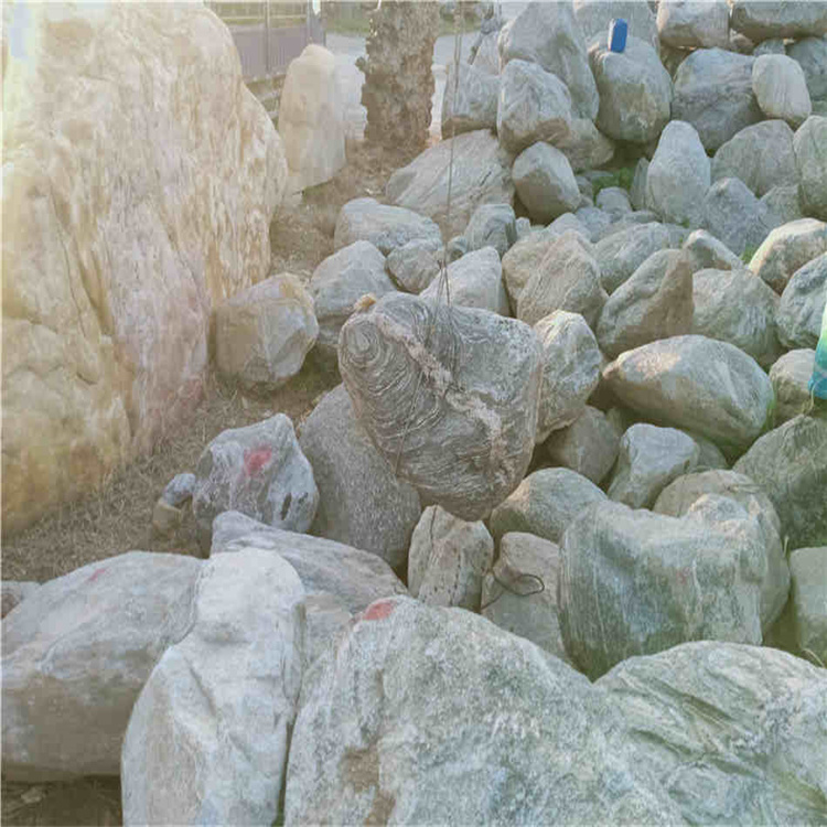 泰山原石公园摆放 景观泰山石点缀 园林石假山景观石厂家
