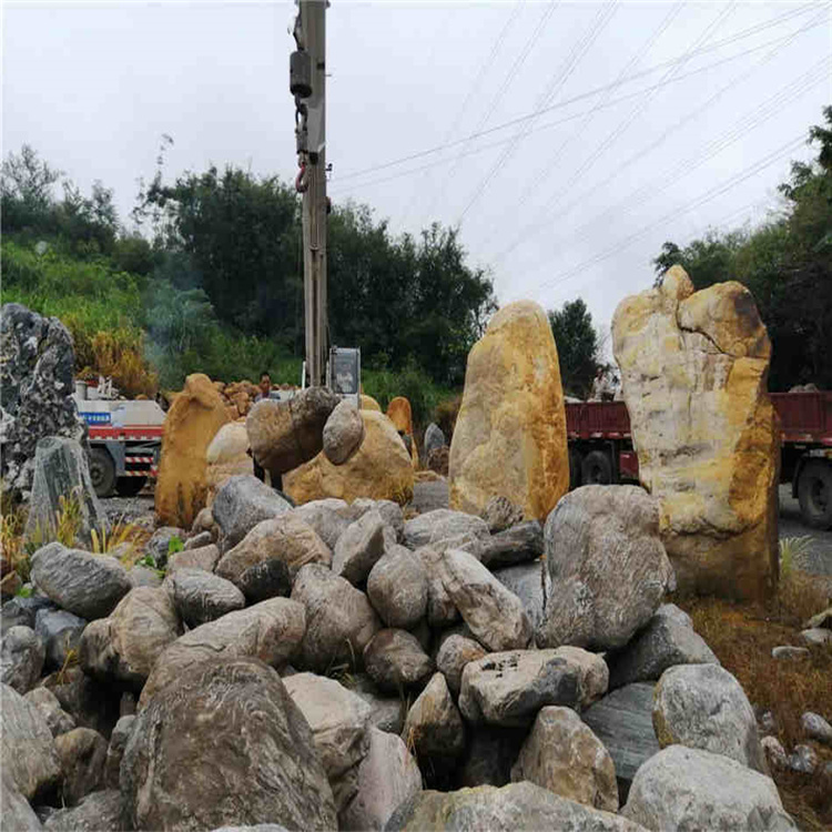 泰山石厂家景观石 公园环境造景石 庭院摆放风景泰山石
