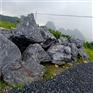 广东园林石黑山石 景观石批发基地 黑山石假山景观石