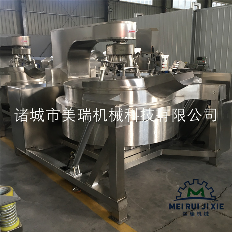 大型食堂煮粥锅 辣椒酱炒锅 全自动行星搅拌炒锅
