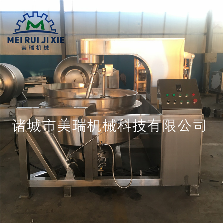 大型食堂煮粥锅 辣椒酱炒锅 全自动行星搅拌炒锅