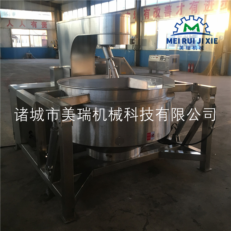 大型食堂煮粥锅 辣椒酱炒锅 全自动行星搅拌炒锅