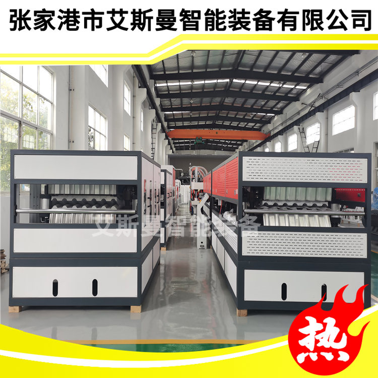 张家港仿古瓦生产线设备  江苏仿古瓦设备报价&nbsp;&nbsp;PVC塑料瓦生产线