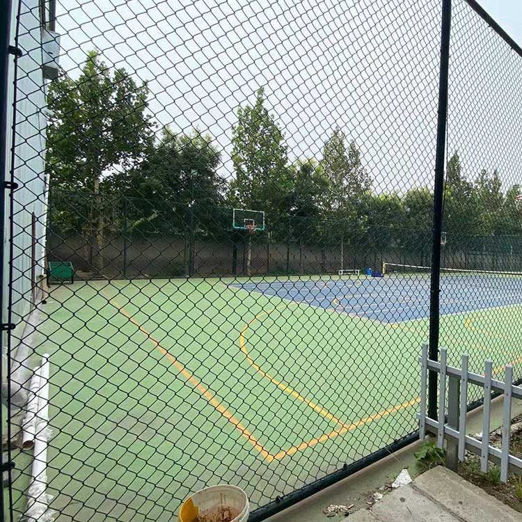 宝鸡市运动防护栅栏 勾花网球场护栏网