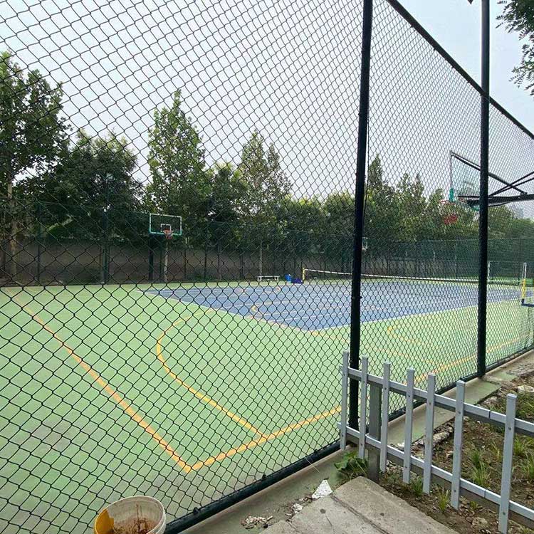 宝鸡市运动防护栅栏 勾花网球场护栏网
