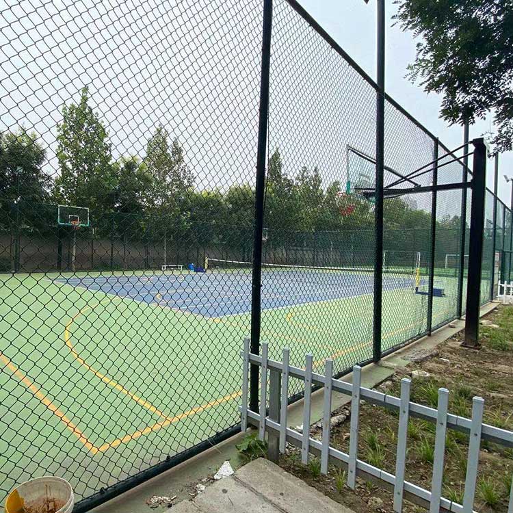 宝鸡市运动防护栅栏 勾花网球场护栏网