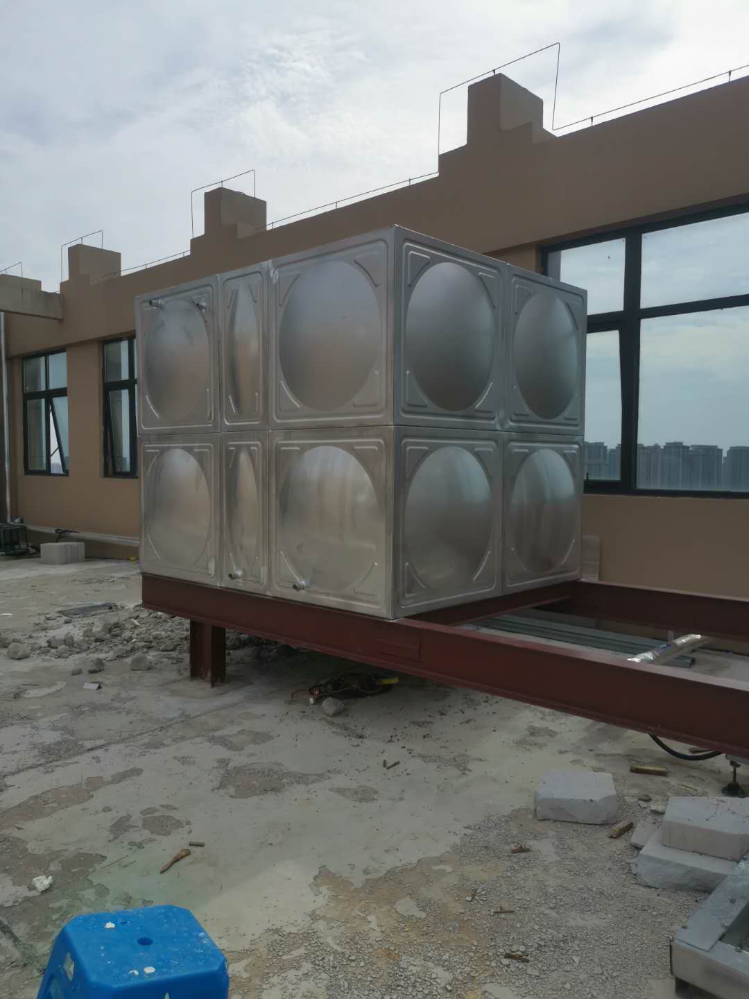 安徽不锈钢水箱厂 供应方形不锈钢保温水箱  方形水箱  方形保温水箱