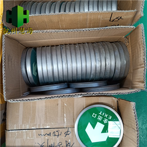 蓄光钢化玻璃导向标志 地铁自发光消防疏散指示标识  钢化玻璃标识  地铁自发光导向