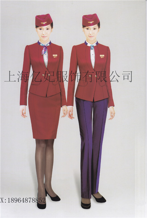 空姐服秋冬装新款职业套装女成人高铁乘务员制服