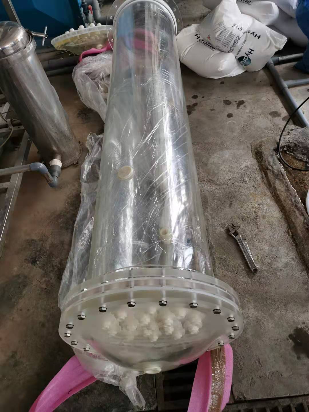 有机玻璃柱 离子交换柱 阴阳离子交换复床混床柱&nbsp;&nbsp;阴阳离子交换器