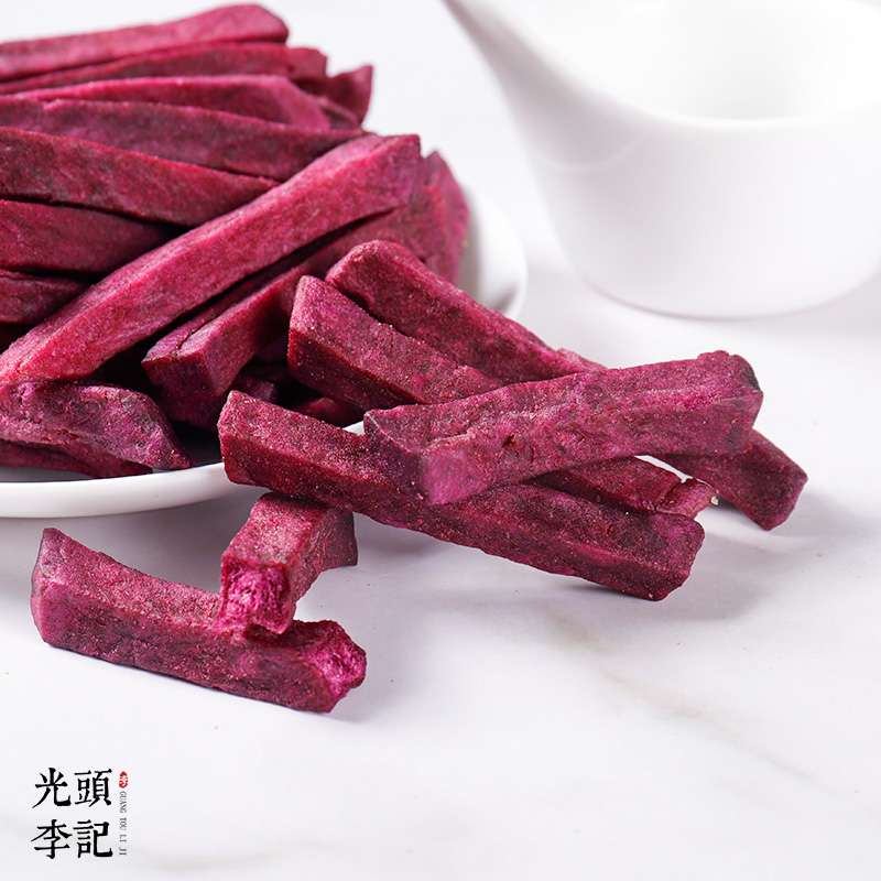紫薯脆果蔬脆片厂家直供直播带货电商一件代发代加工  果蔬干