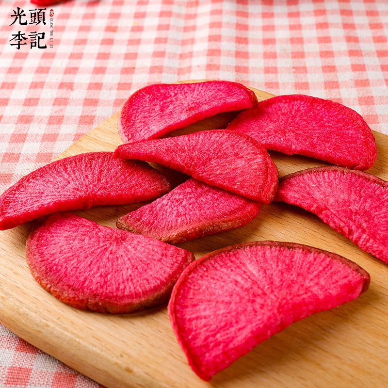 红萝卜脆果蔬脆片厂家直供直播带货电商一件代发代加工  果蔬干