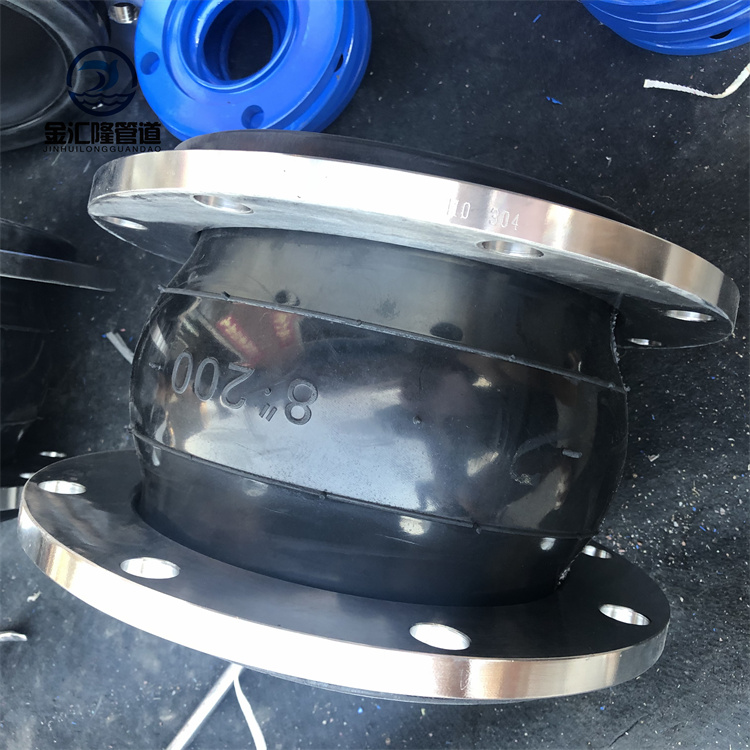 排水管道连接橡胶补偿器  橡胶膨胀节尺寸  橡胶软连接压力  挠性橡胶接头厂家