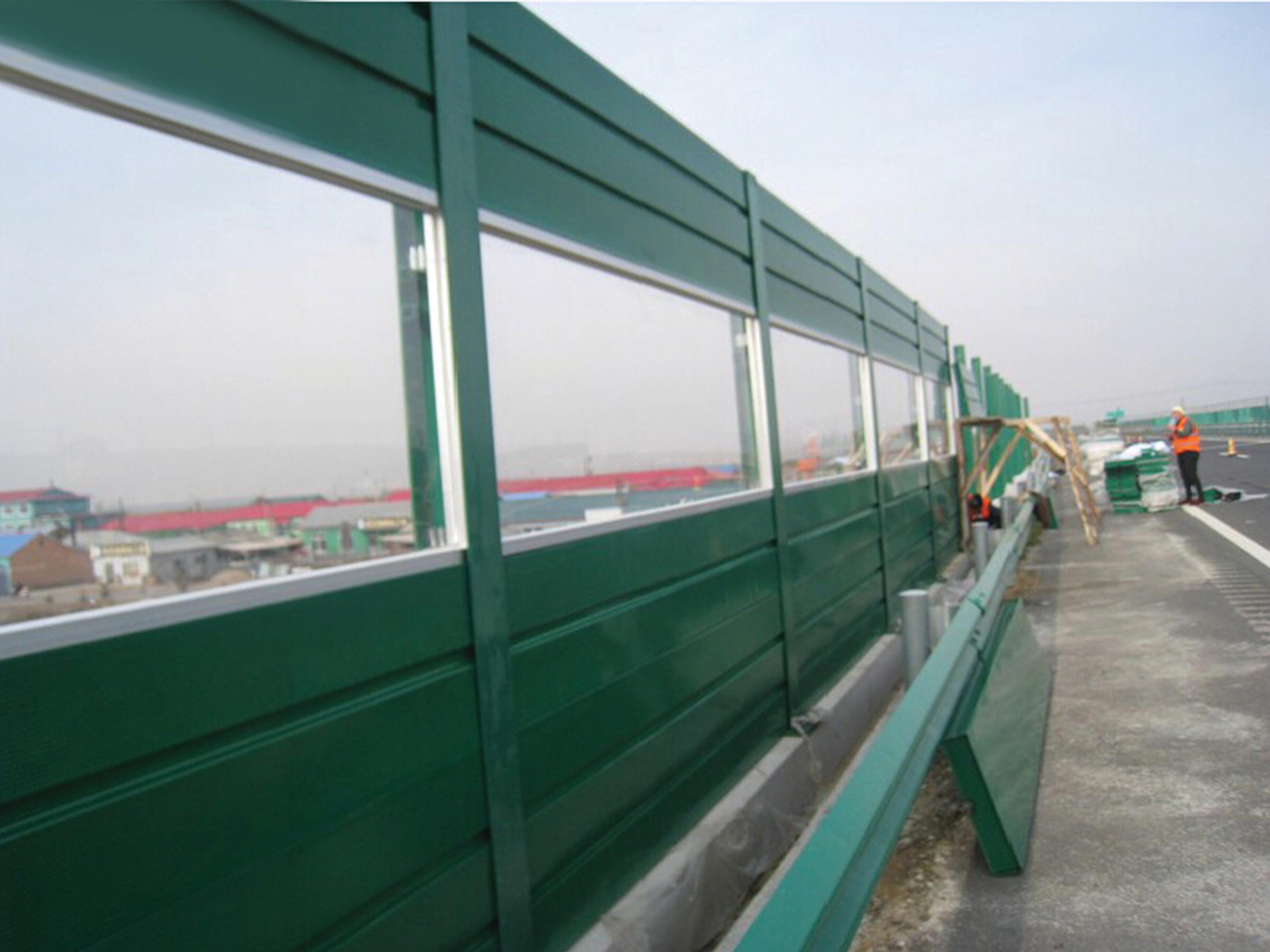 高速公路声屏障工厂隔音屏小区降噪隔音屏桥梁声屏障  高速公路隔音屏