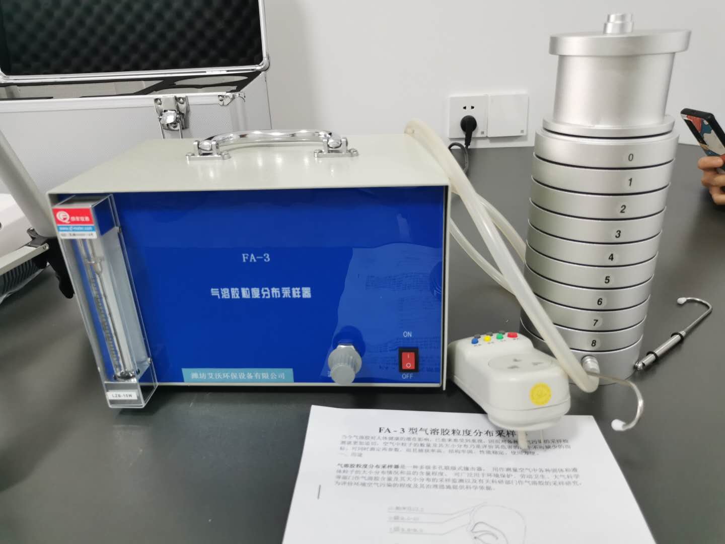 FA-3气溶胶粒度分布采样器  八级微生物采样器  安德森气溶胶采样  微生物气溶胶采集