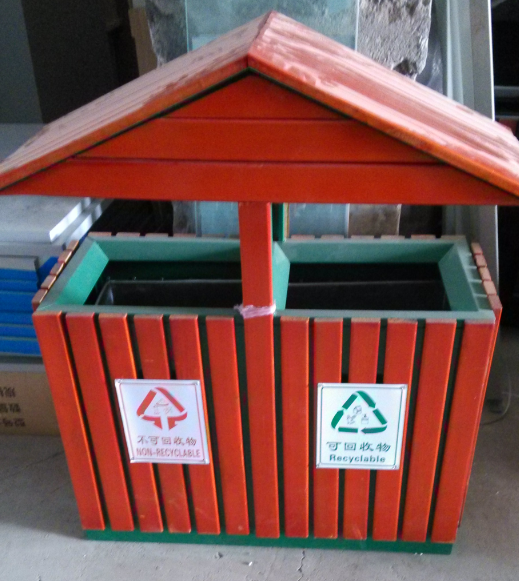 供应户外市政不锈钢垃圾桶加厚款小区环卫垃圾桶镀锌  锌钢