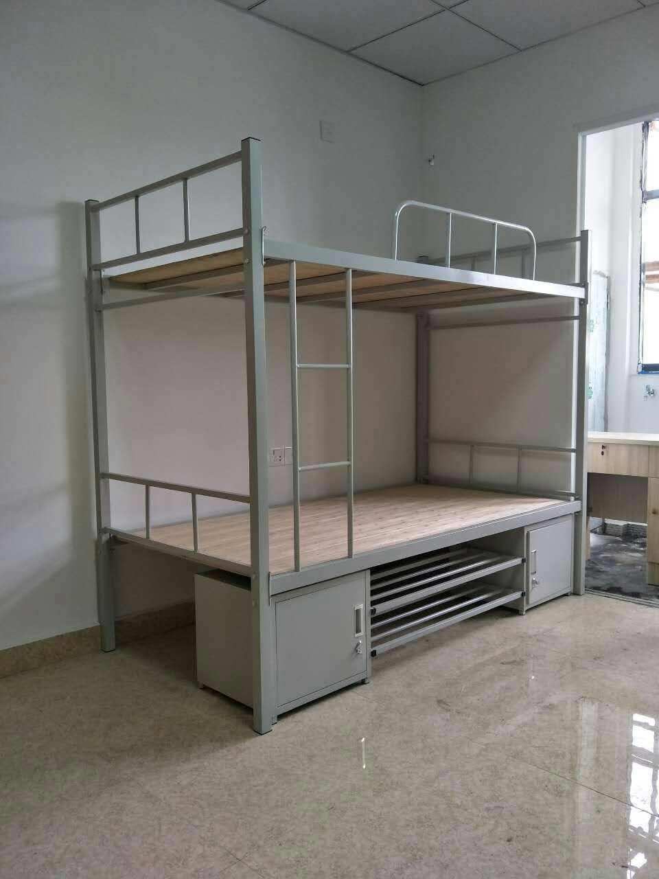 上下铺铁床宿舍高低床员工宿舍双层床铁架床厂家现货