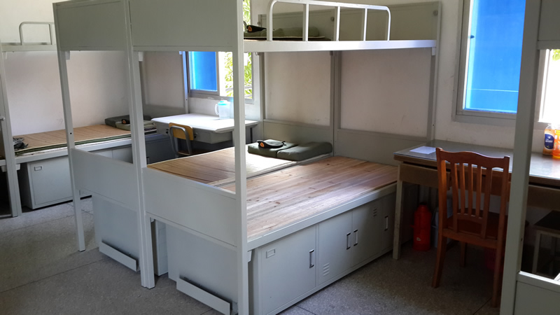 上下铺铁床宿舍高低床员工宿舍双层床铁架床厂家现货