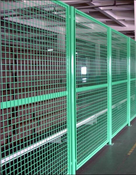 工厂隔离网可移动车间护栏网网安全防护设备浸塑护栏网  锌钢