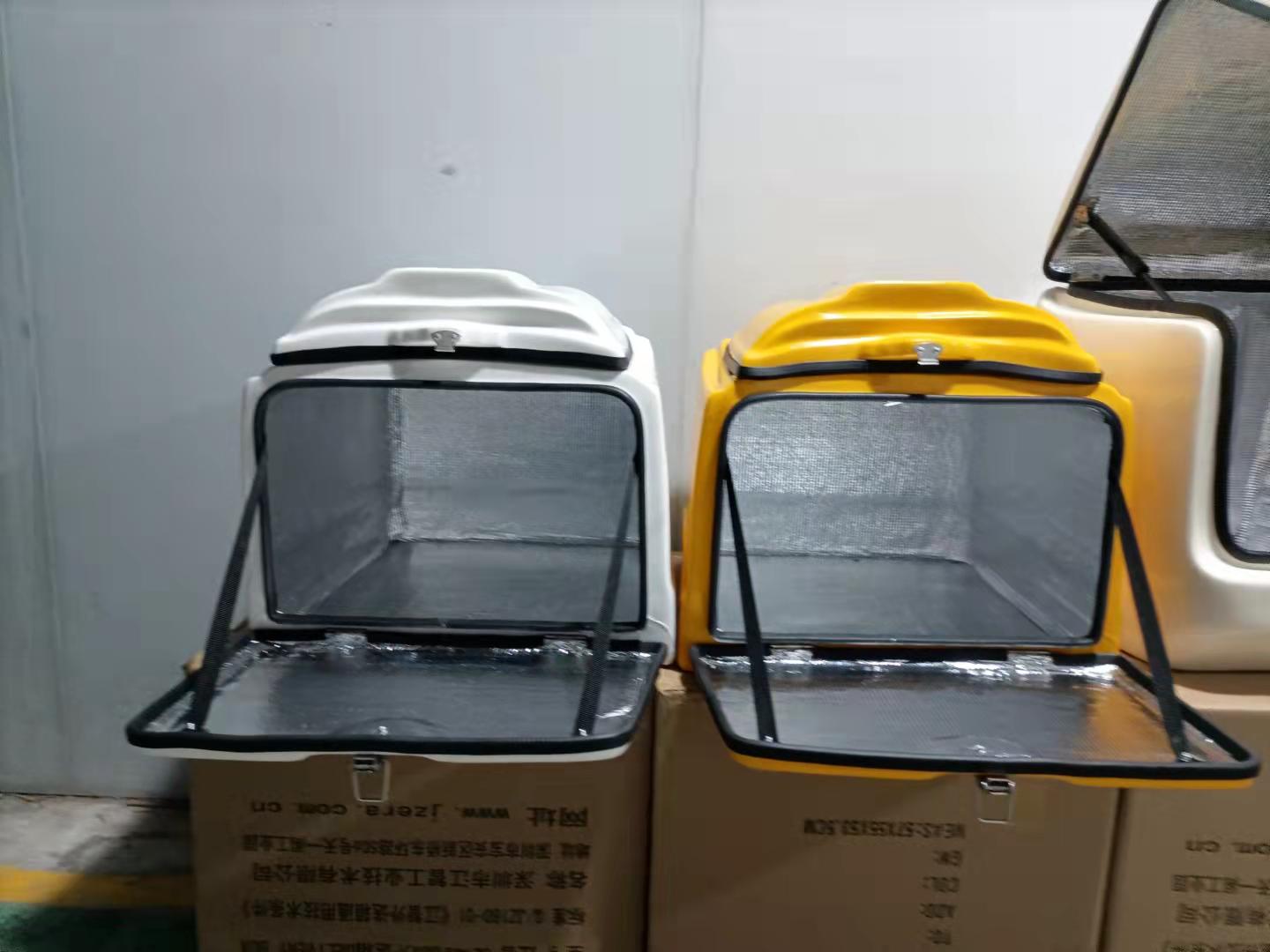 供应国外摩托车厂家订购的江智尾箱后备箱配送箱  外送箱  外卖箱